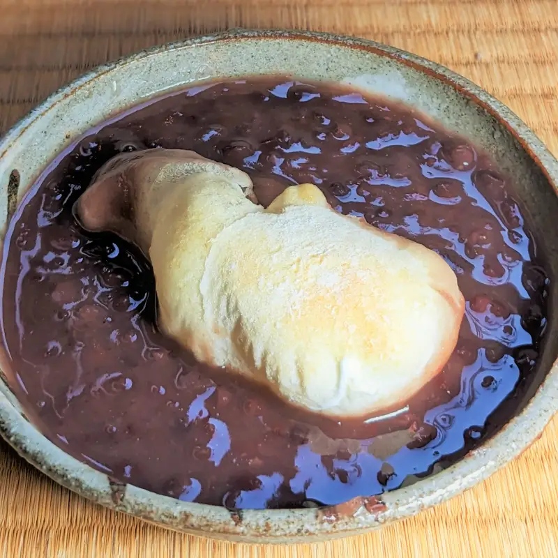 老舗和菓子屋さんの杵つき生丸餅（白）12個＆つぶあん 200g×3セット