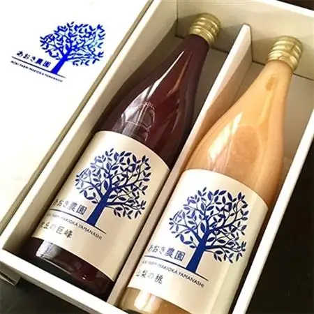ぶどうジュース 桃ジュース 各720ml 計2本 山梨県産【牧丘の巨峰】＆【山梨の桃】ジュースセット【1124235】