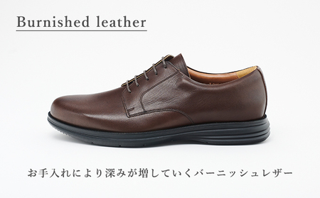 ORIGIO オリジオ 牛革ビジネスシューズ 紳士靴 ORG1001（ダークブラウン）【ファッション・靴・シューズ・革製品・革靴】 メンズ 男性 履き心地 日本製 国産別注レザー 柔らか EVA素材 アウトソール 3E  BN002 25.0cm