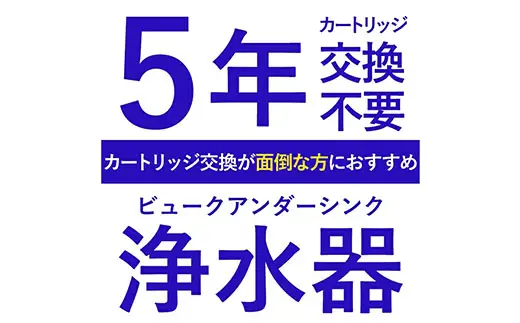 【150011】 浄水器 アンダーシンク ビルトイン アンダーシンク浄水器 ビルトイン浄水器 有機 フッ素 化合物 PFAS PFOS PFOA 除去 メンテナンス不要 水栓 5年間 長寿命 カートリッジ交換不要 浄水 業務用 浄水機 飲む 飲み水 トリハロメタン 水 塩素 塩素除去 ふるさと納税 ギフト プレゼント 岐阜県 メーカー直送 ドリームバンク