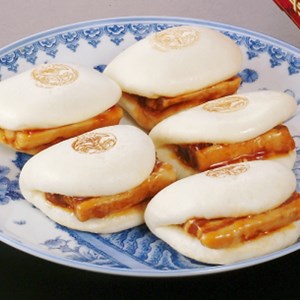 自慢の逸品、豚角煮まんじゅう2箱(1箱5個入り)( 角煮 角煮まんじゅう 豚角煮 角煮まん 個包装 中華 ギフト 贈り物 プレゼント 贈答 )【B5-076】