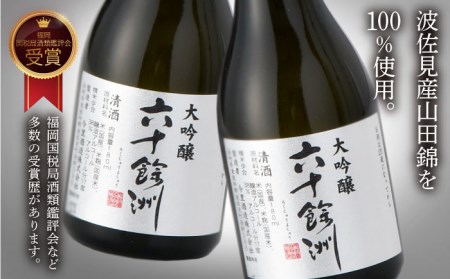 【全12回定期便】六十餘洲 大吟醸 12本 ちょっぴり贅沢 【今里酒造】[SA35]