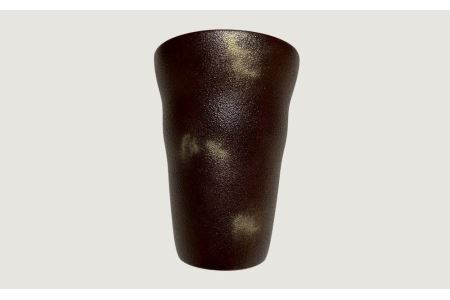 漆塗りビアカップ 210ml【伝統工芸手作り漆器】（カラー：茶）【003-001-4】