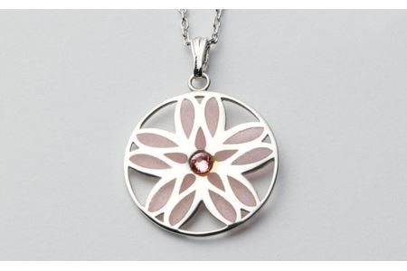 花紋 桜 ペンダント【東京七宝】【004-001】