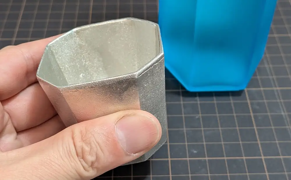 純錫八角ぐい呑み【008-003】