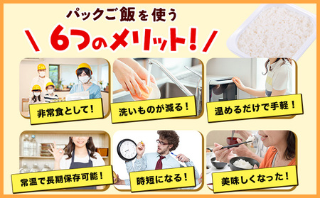 令和7年度産 夢つくし パックご飯 48パック 24パック×2箱《30日以内に出荷予定(土日祝除く)》米 コメ 精米 ゆめつくし パックごはん 便利 アウトドア 非常食 電子レンジ調理 湯せん調理 福岡県   東福岡米穀株式会社
