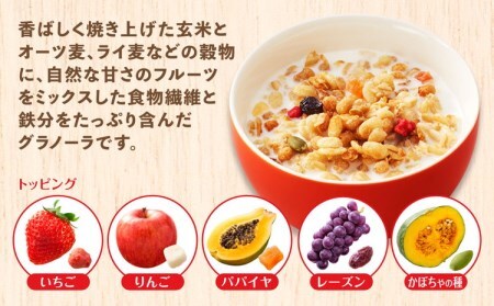 カルビー　フルグラ　700g×3個 | シリアル フルーツ グラノーラ 朝食 朝ごはん 健康 お米 置き換え 食物繊維 鉄分 ビタミン 減塩 栄養補助 非常食 常備食 保存食 人気 子供 おやつ 栃木県 宇都宮市