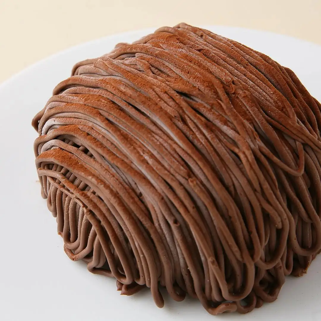 【ショコラティエ・ろまん亭】チョコモンブラン 4号 (12cm)