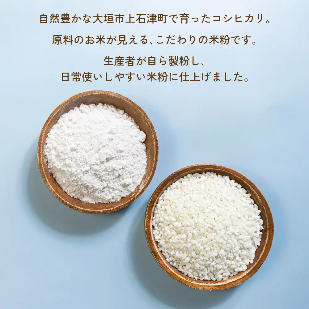 かみむすびの米粉 こしひかり 1kg｜米粉