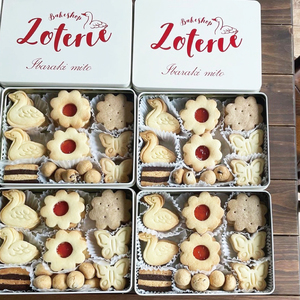 【BAKE SHOP LOTERIE】限定！オリジナルクッキー缶（AB-1）