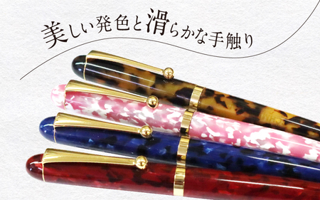 「大西製作所」本格手作りボールペンスリム（べっこう）