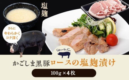 KS-102 【12ヶ月定期便】かごしま黒豚 ロース味噌漬け・塩麹漬け 各4枚×12回お届け 薩摩八重ファーム みかく亭