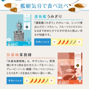 呉海自カレー レトルトカレー 4種詰合せ（B） 海軍カレー ビーフカレー レトルトパウチ 常温保存 非常食 ご当地カレー 広島県 呉市 送料無料 ku051-002-r