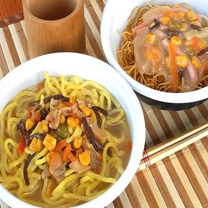 レトルトちゃんぽん・皿うどん詰合せ( レトルト ちゃんぽん チャンポン 簡単調理 皿うどん 詰め合わせ レンチン )【B7-031】