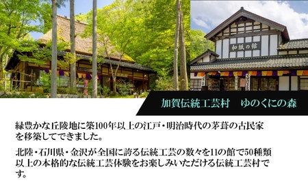 ゆのくにの森「入村＆ろくろ回し体験」利用券