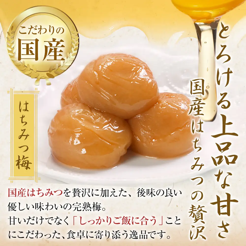 梅干し 猿梅 はちみつ梅 塩分8％ 500g