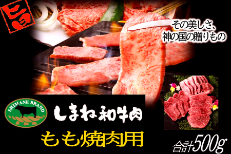 B-1013 しまね和牛 モモ(焼肉用) 500g