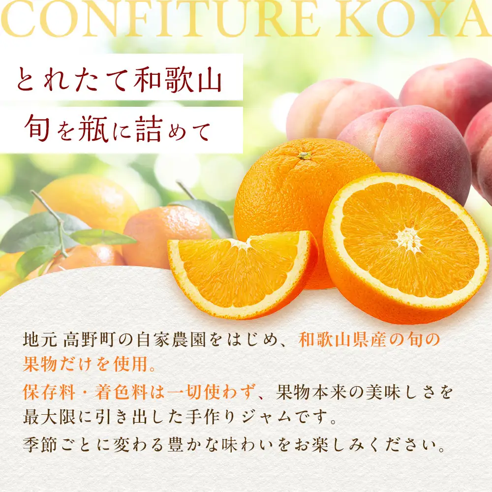 ◇季節を感じるジャムセット 各160g×３個