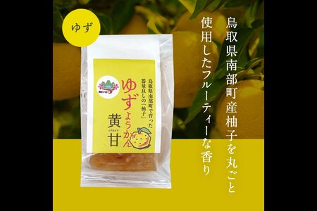 ミニ羊羹3種セット (ゆず・梅・うど)　3種類×各3個 合計9個 羊羹 スイーツ 和スイーツ ようかん 鳥取県南部町