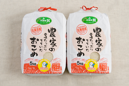 【12ヵ月定期便】北海道南るもい産【ななつぼし】(無洗米)5kg×2袋 R011-062