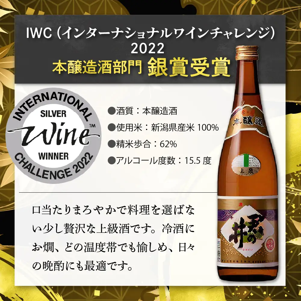 君の井 晩酌飲み比べ 2種セット 720ml×各1本 新潟県 妙高市 君の井酒造