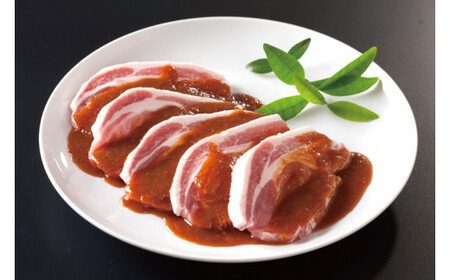 特製みそ漬け 茨城県産豚ロース5枚 化粧箱入り 肉のイイジマ（DU-31）