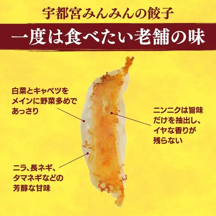 【宇都宮みんみん】　餃子30個入り×2箱  | 餃子  ｷﾞｮｰｻﾞ
