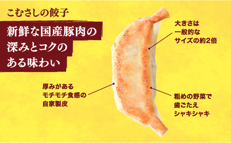 【こむさし】餃子 15個入り×2箱【 ぎょうざ 冷凍餃子 冷凍食品 惣菜 栃木県 宇都宮市 】※配送不可地域：離島