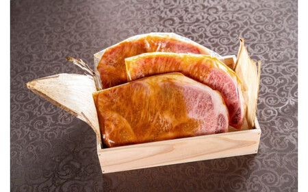 肉 特製みそ漬け 常陸牛 極上 サーロイン 3枚＜木箱入り＞ 肉のイイジマ（DU-65）