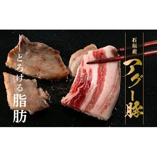 石垣島産 やえやまファームのアグ―豚（南ぬ豚）焼肉セット600g E-23