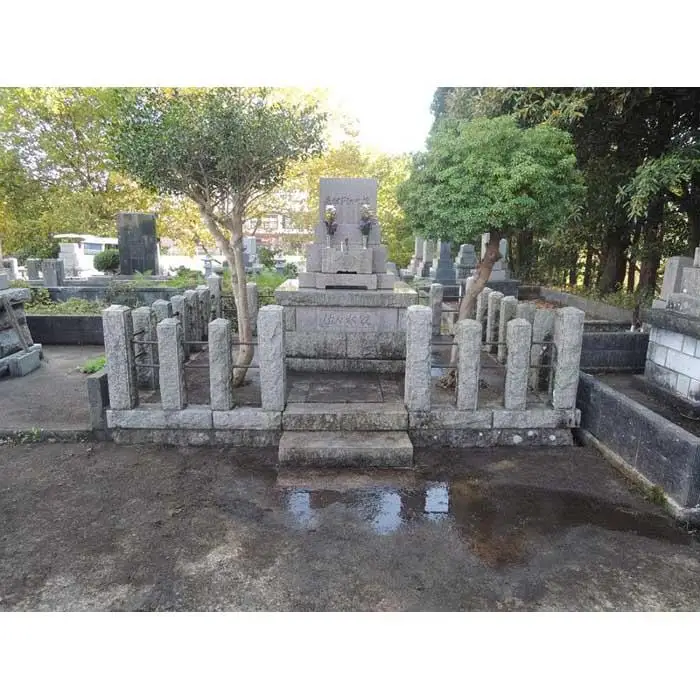 簡易墓石簡易洗浄付きお墓参り代行　清掃サービス（仏花1対付き）