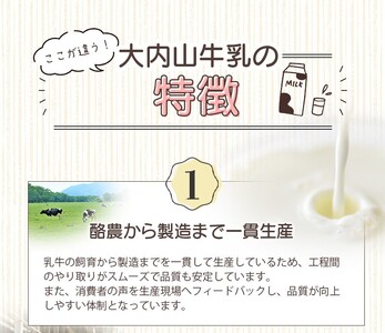 大内山牛乳 200ml×12本セット | 成分無調整牛乳 牛乳 大内山牛乳 ミルク 紙パック牛乳 人気  【khy023A】