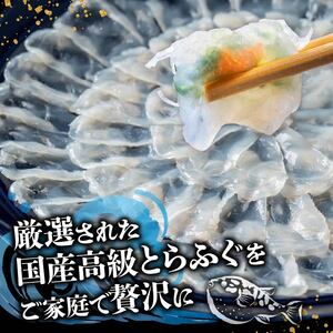 7営業日以内発送 ふぐ 刺し 鍋 セット 2~3人前 海楽節度 とらふぐ とらふぐ