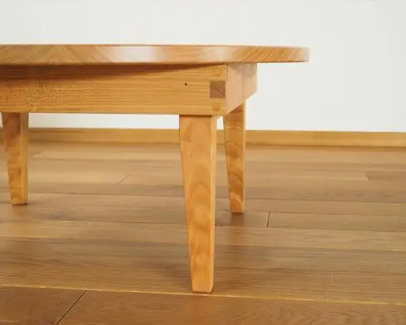 山桜のちゃぶ台 直径60cm ／ 丸テーブル 折りたたみ 木製【UMEBACHI FURNITURE】