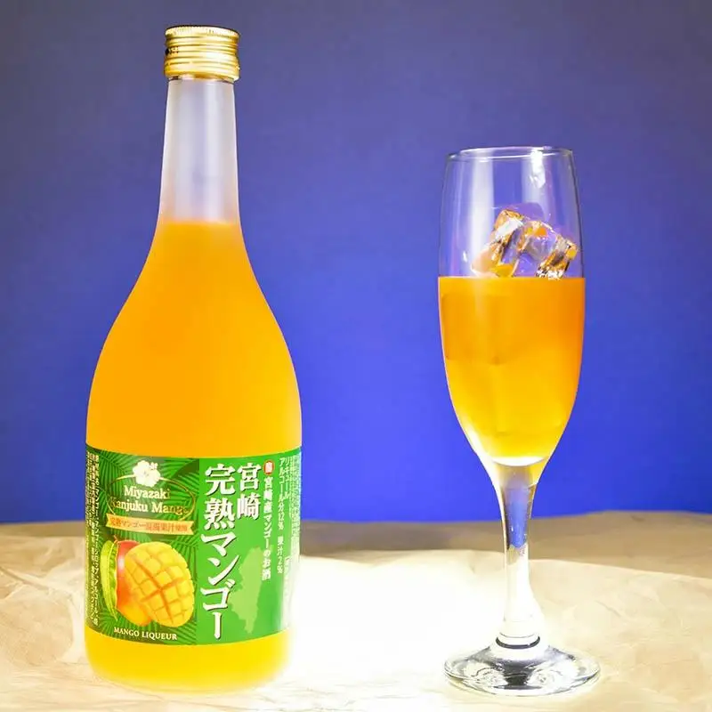 マンゴー王国・西都市のマンゴー１００％使用　とろりと魅惑のマンゴーリキュール 12度 720ml×2本＜7-6a＞