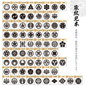 額入り家紋 (額立て付)