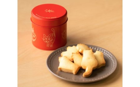 Mia's Bread ミアズブレッドのクッキー缶セット（猫のイラストの特別缶とギフトBOX）　サブレ缶 スイーツ お菓子 I-232