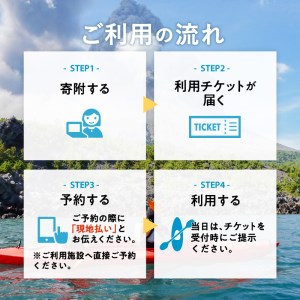 桜島半日カヤックツアー 2名様 ご利用券 K187-FT001