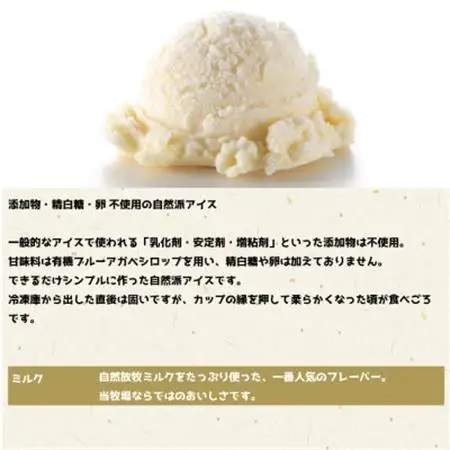 なかほら牧場のミルクアイス6個セット_菓子・スイーツ アイス・ジェラート  _【配送不可地域：離島】【1315192】