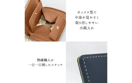 CAMEL(キャメル) スマート＆収納力を両立!エレガントな本革財布 / 本革ラウンドファスナー二つ折り財布 BONNY(ボニー)