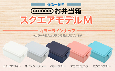 GEL-COOL お弁当箱 スクエアモデル M マカロンピンク MROK010-4