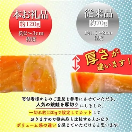 厚切り塩銀鮭切身　約1.5kg_銀鮭 厚切り 塩鮭 美味しい_【配送不可地域：離島】【1389627】