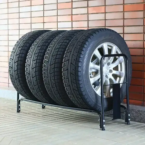 タイヤラック ワイド タイヤスタンド 燕三条製  [川口工器]