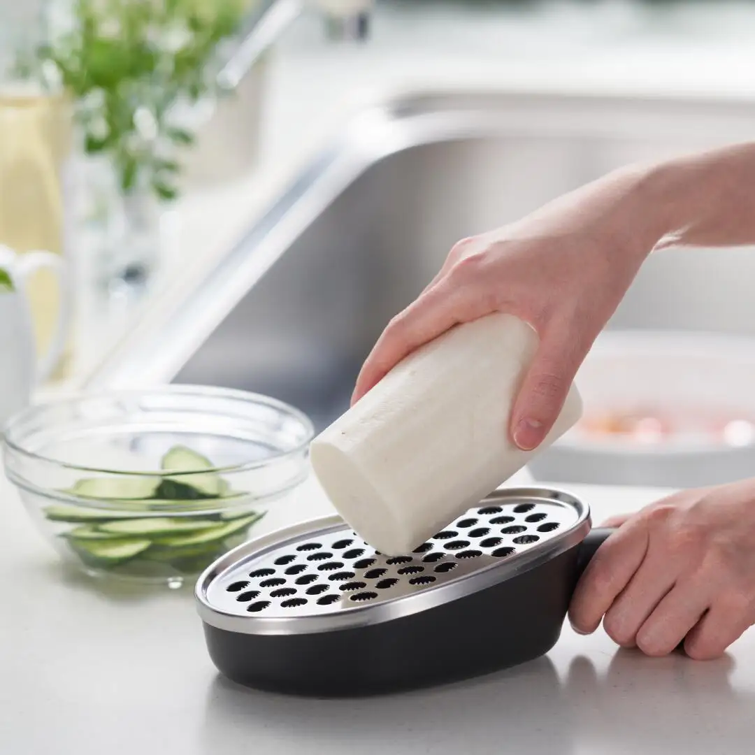 やさしいおろし器＋薄切できる厚み調整スライサー  [プログレード] キッチン用品 燕三条製 新生活 一人暮らし [下村工業] 【010S313】