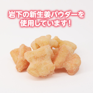 青木煎餅 呑みのお供セット｜揚げおかき4種4個 岩下の新生姜 甘えび塩 コショウ そこらへんの草(バジル) [0624] 