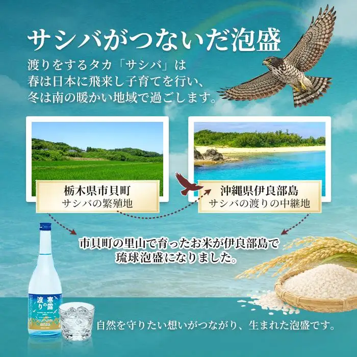 琉球泡盛　寒露の渡り（CL02） 沖縄 宮古島 ふるさと納税 おすすめ 人気 酒 晩酌 アルコール 美味