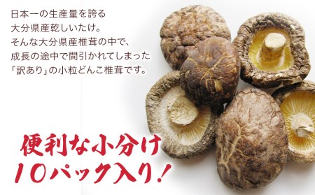 乾燥椎茸 国産 訳あり 小粒どんこ 50g×10パック | 津久見市