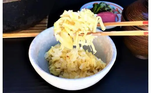 【2026年4月以降発送】老舗料理屋がお届けする「貝塚木積産たけのこご飯」３合分