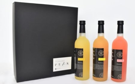 青森県産りんごジュース 【SANNOHE PEAK】 720ml×3本 りんごジュース
