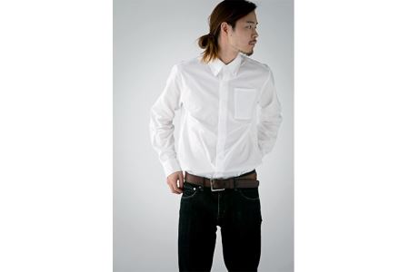 WATAKUMI　白シャツ　BOTTONDOWN（LL）